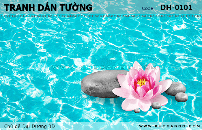 Tranh dán tường Đại Dương 3D DH-0101
