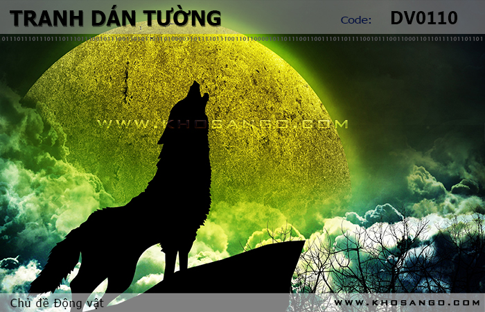 Tranh dán tường Động vật DV0110