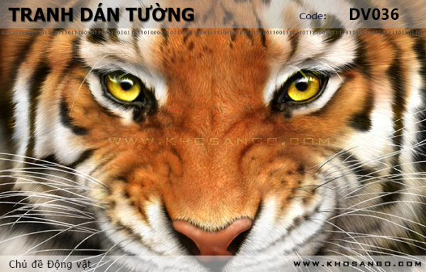Tranh dán tường Động vật DV036