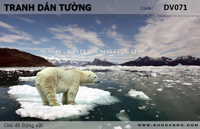 Tranh dán tường Động vật DV071