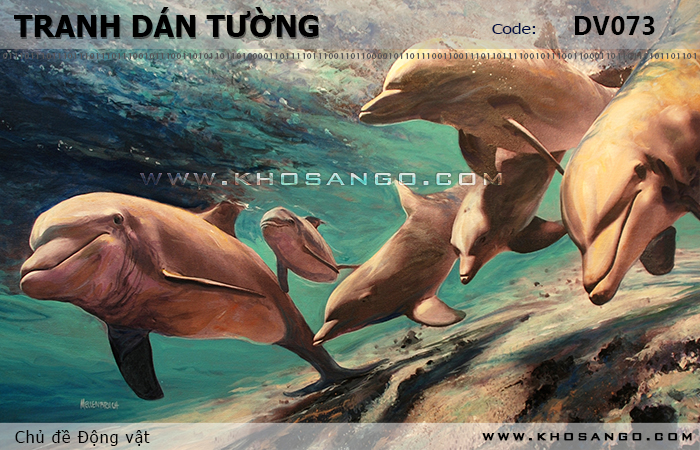 Tranh dán tường Động vật DV073