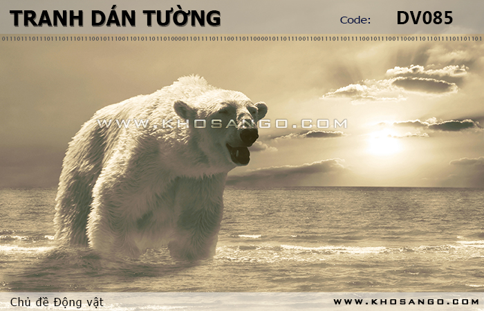 Tranh dán tường Động vật DV085