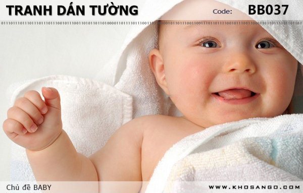 Tranh dán tường BABY BB037