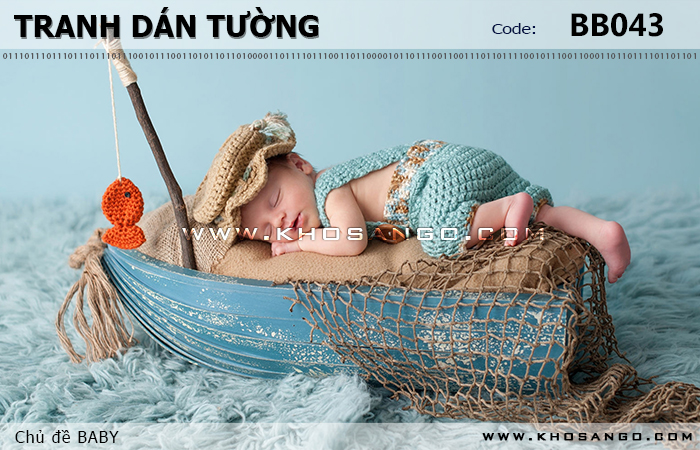 Tranh dán tường BABY BB043