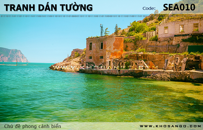 Tranh dán tường phong cảnh biển SEA010