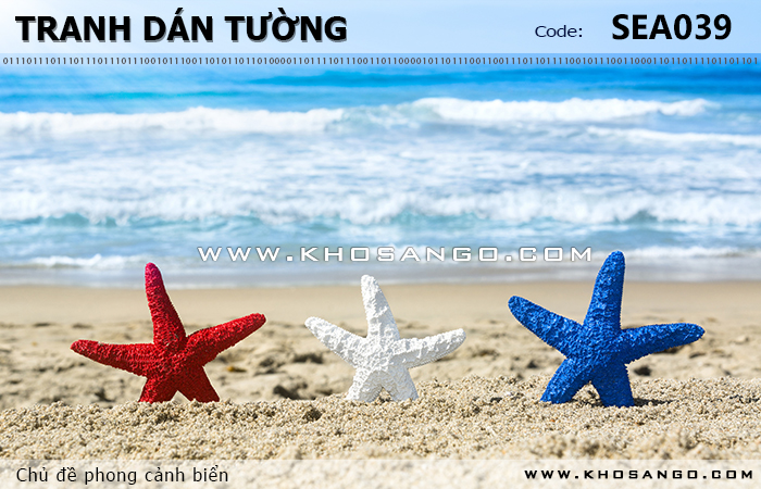 Tranh dán tường phong cảnh biển SEA039