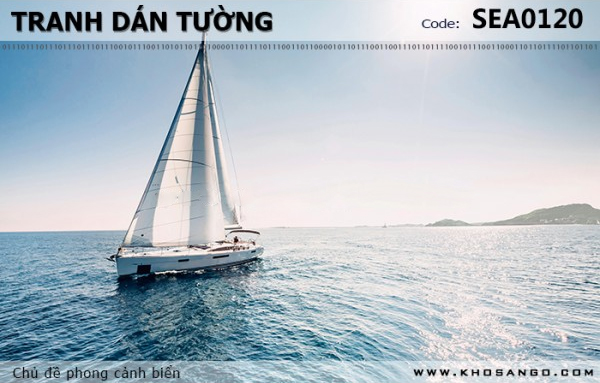 Tranh dán tường phong cảnh biển SEA120