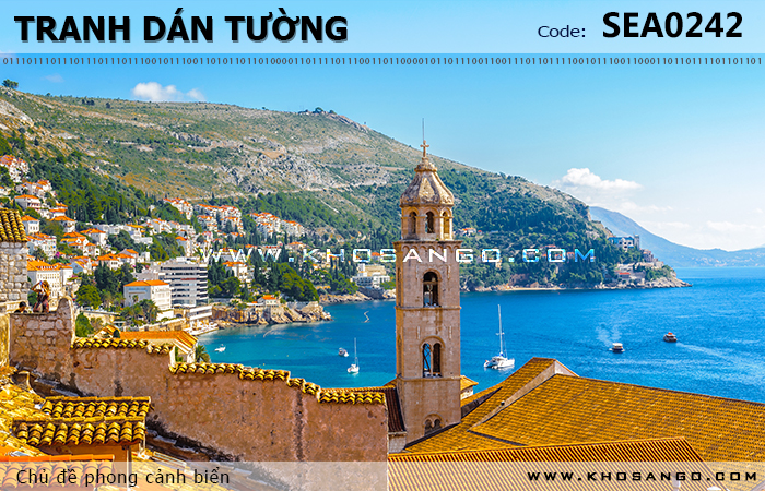 Tranh dán tường phong cảnh biển SEA242