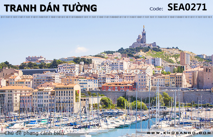 Tranh dán tường phong cảnh biển SEA271