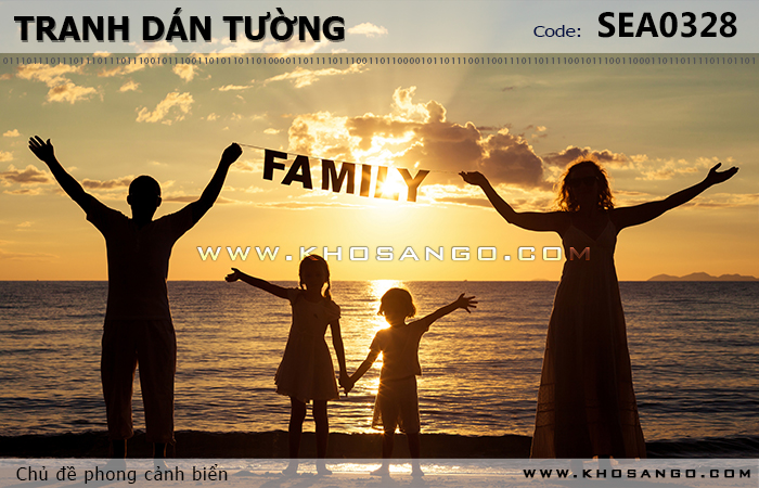 Tranh dán tường phong cảnh biển SEA328