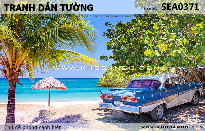 Tranh dán tường phong cảnh biển SEA371