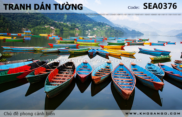 Tranh dán tường phong cảnh biển SEA376