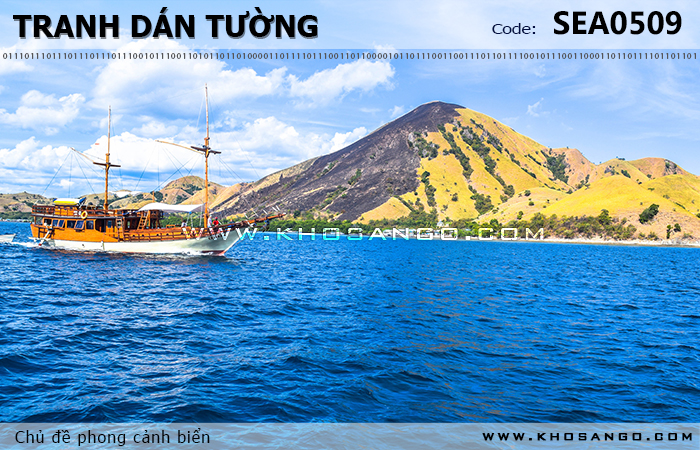 Tranh dán tường phong cảnh biển SEA509