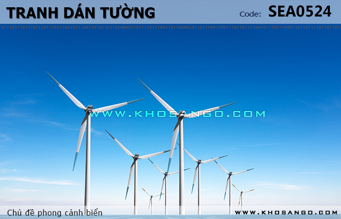 Tranh dán tường phong cảnh biển SEA524