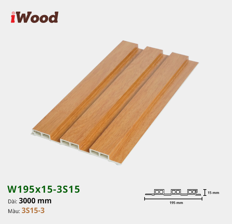 iWood W195x15-3S15-3