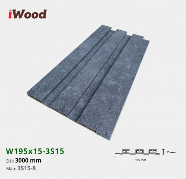 iWood W195x15-3S15-8