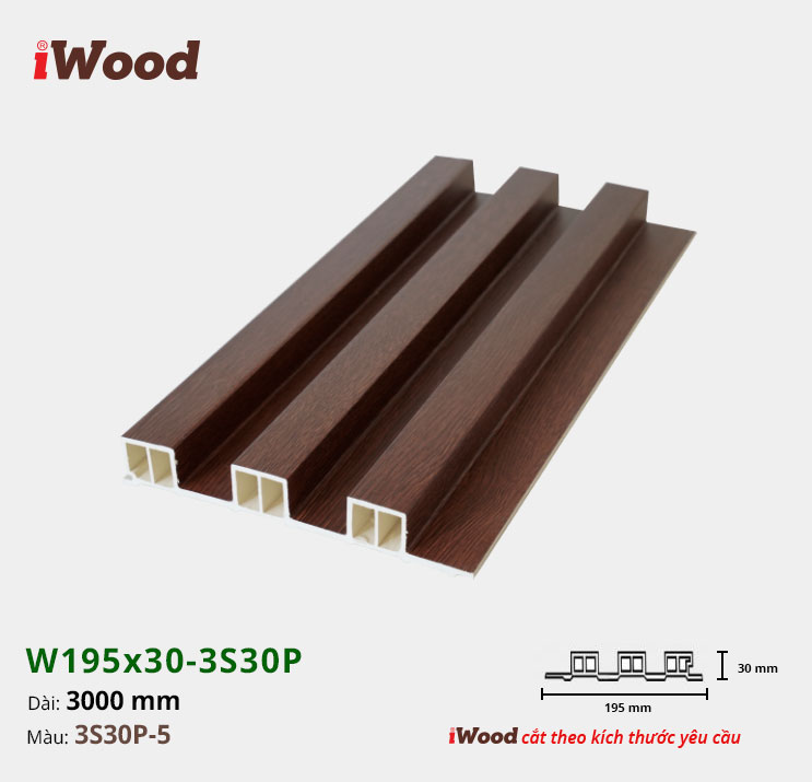 iWood W195x30-3S30P-5