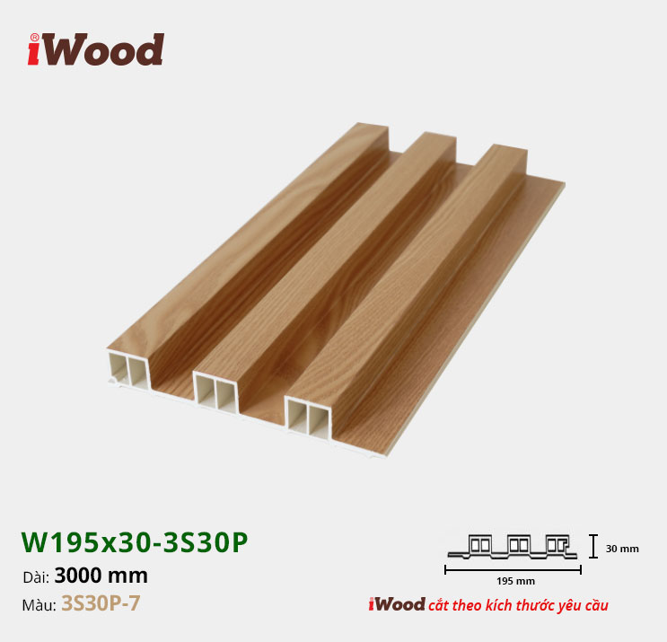 iWood W195x30-3S30P-7