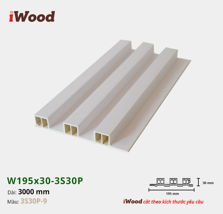 iWood W195x30-3S30P-9