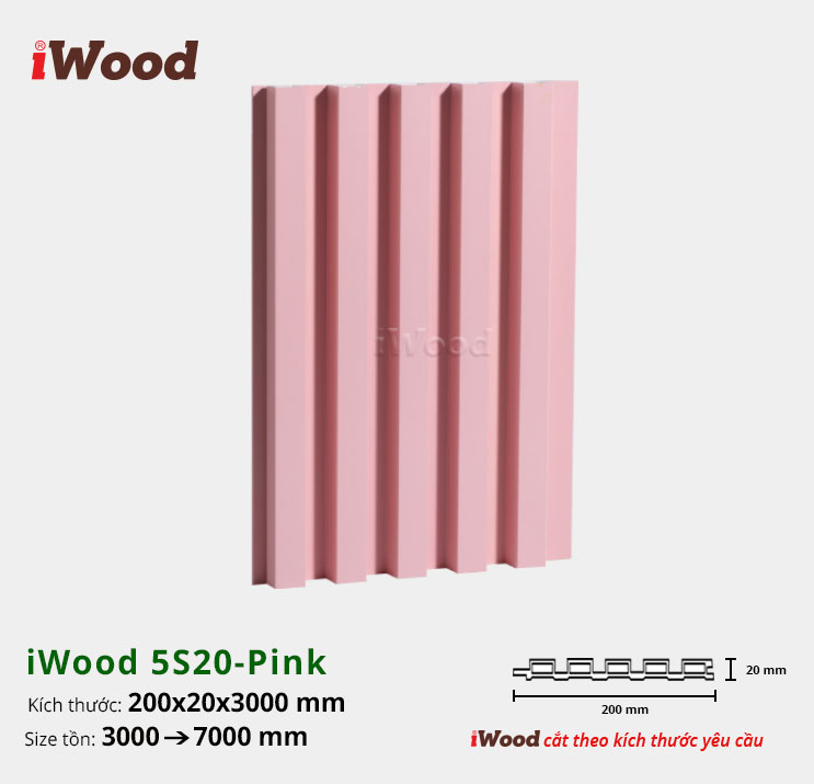 iWood 5S20-Pink