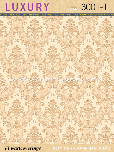Giấy Dán Tường Luxury 3001-1