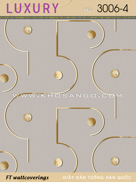 Giấy Dán Tường Luxury 3006-4
