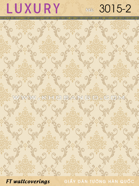 Giấy Dán Tường Luxury 3015-2