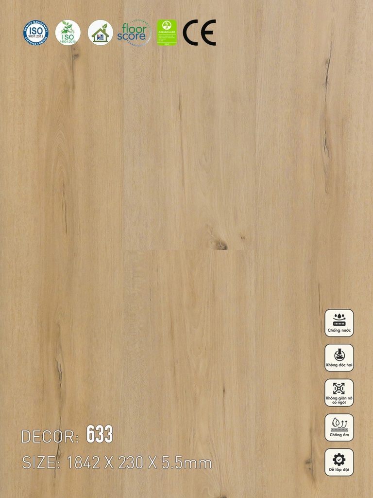 633 Sàn nhựa Vina Spc 5.5mm