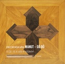 Sàn gỗ Hoa Văn Gõ Đỏ - Walnut 600x600mm