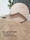 Sàn gỗ Mỹ Thuật Sồi - VYXX01 Kiểu Lá Sen