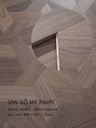 Sàn gỗ Mỹ Thuật Walnut - VH401 Kiểu Hình Học