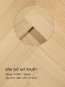 Sàn gỗ Mỹ Thuật Xương Cá Wood - V1001