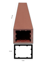 Gỗ Nhựa EXWood EX90x90 Cedar