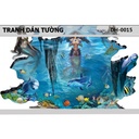 Tranh dán tường Đại Dương 3D DH-0015