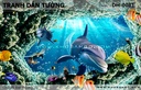 Tranh dán tường Đại Dương 3D DH-0081