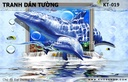 Tranh dán tường Đại Dương 3D KT-019
