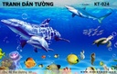 Tranh dán tường Đại Dương 3D KT-024