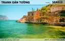 Tranh dán tường phong cảnh biển SEA010
