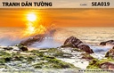 Tranh dán tường phong cảnh biển SEA019