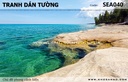 Tranh dán tường phong cảnh biển SEA040