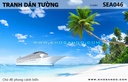 Tranh dán tường phong cảnh biển SEA046