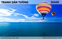 Tranh dán tường phong cảnh biển SEA06