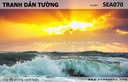 Tranh dán tường phong cảnh biển SEA070
