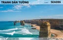 Tranh dán tường phong cảnh biển SEA086