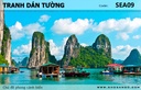 Tranh dán tường phong cảnh biển SEA09