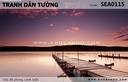 Tranh dán tường phong cảnh biển SEA115