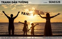 Tranh dán tường phong cảnh biển SEA328