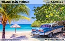 Tranh dán tường phong cảnh biển SEA371
