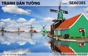 Tranh dán tường phong cảnh biển SEA385