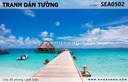 Tranh dán tường phong cảnh biển SEA502